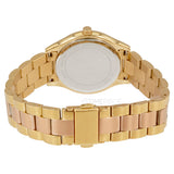 Michael Kors Mini Slim Runway Rose Gold Dial Two Tone Steel Strap Watch for Women - MK3650 Buy Now By Michael Kors
