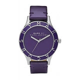 Marc Jacobs Blade Purple Dial Purple Leather Strap Watch for Women - MBM1158 Buy Now By Marc Jacobs