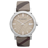 Burberry The City Nova Beige Dial Grey Leather Strap Watch for Women - BU9023 Buy Now By Burberry