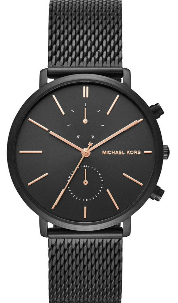 Michael Kors Jaryn Black Dial Black Stainless Steel Strap Watch for Men - MK8504 Buy Now By Michael Kors