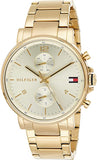 Tommy Hilfiger Daniel White Dial Gold Steel Strap Watch for Men - 1710415 Buy Now By Tommy Hilfiger
