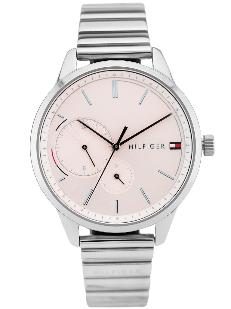 Tommy Hilfiger Brooke Pink Dial Silver Steel Strap Watch for Women - 1782020 Buy Now By Tommy Hilfiger