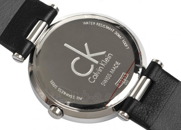 Calvin Klein Sight Silver Dial Black Leather Strap Watch for Men - K1S21120 Buy Now By Calvin Klein