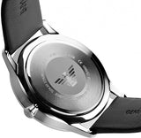 Emporio Armani Giovanni Analog Black Dial Black Leather Strap Watch For Men - AR11210 Buy Now By Emporio Armani