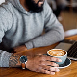 Fossil Minimalist Blue Dial Brown Leather Strap Watch for Men - FS5304 Buy Now By Fossil