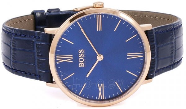 Hugo Boss Jackson Blue Dial Black Leather Strap Watch for Men - 1513371 Buy Now By Hugo Boss