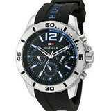 Tommy Hilfiger Sport Multifunction Black Dial Black Rubber Strap Watch for Men - 1791143 Buy Now By Tommy Hilfiger