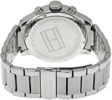 Tommy Hilfiger Jackson Quartz Black Dial Silver Steel Strap Watch for Men - 1791243 Buy Now By Tommy Hilfiger