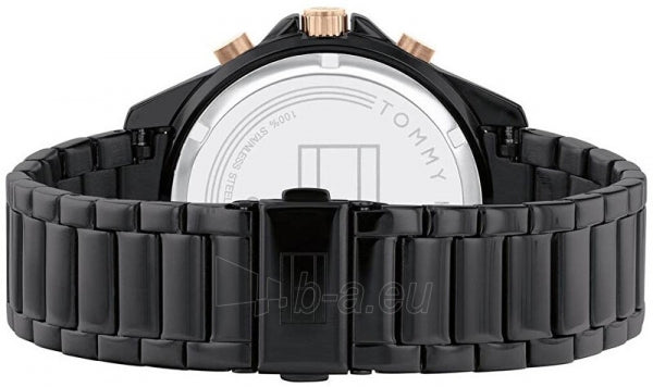 Tommy Hilfiger Aiden Chronograph Black Dial Black Steel Strap Watch For Men - 1791858 Buy Now By Tommy Hilfiger