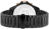 Tommy Hilfiger Aiden Chronograph Black Dial Black Steel Strap Watch For Men - 1791858 Buy Now By Tommy Hilfiger
