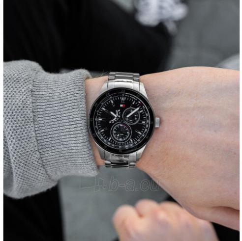 Tommy Hilfiger Austin Black Dial Silver Steel Strap Watch for Men - 1791639 Buy Now By Tommy Hilfiger