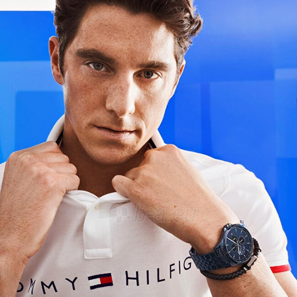 Tommy Hilfiger Shawn Quartz Black Dial Black Steel Strap Watch for Men - 1791611 Buy Now By Tommy Hilfiger