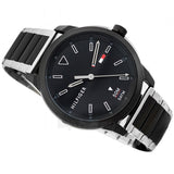 Tommy Hilfiger Sneaker Quartz Black Dial Two Tone Steel Strap Watch for Men - 1791619 Buy Now By Tommy Hilfiger