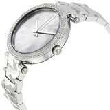 Michael Kors Parker Mother of Pearl Silver Steel Strap Watch for Women - MK6424 Buy Now By Michael Kors