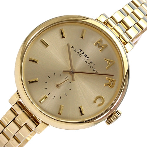 Marc Jacobs Sally Champagne Gold Dial Gold Steel Strap Watch for Women - MBM3363 Buy Now By Marc Jacobs