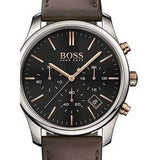 Hugo Boss Time One Black Dial Brown Leather Strap Watch for Men - 1513448 Buy Now By Hugo Boss