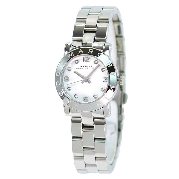 Marc Jacobs Mini Amy White Dial Silver Steel Strap Watch for Women - MBM3055 Buy Now By Marc Jacobs