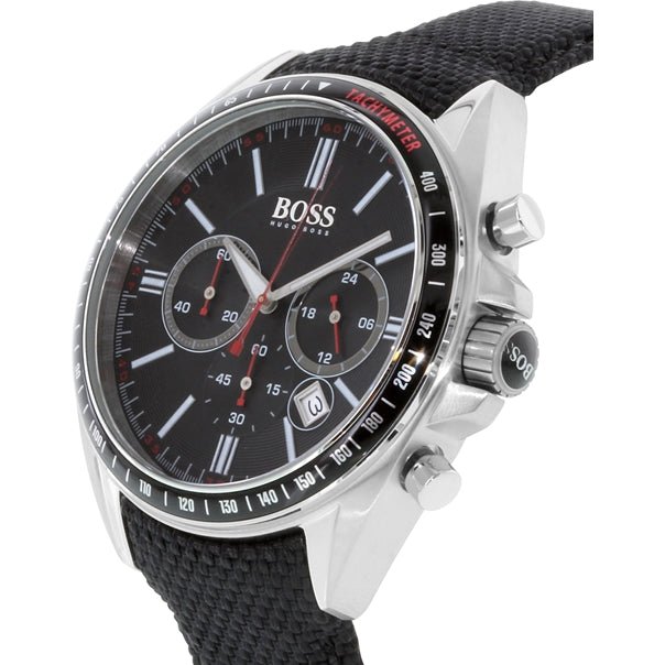 Hugo Boss Driver Black Dial Black Leather Strap Watch for Men -1513087 Buy Now By Hugo Boss