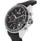 Hugo Boss Driver Black Dial Black Leather Strap Watch for Men -1513087 Buy Now By Hugo Boss
