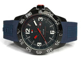 Tommy Hilfiger Cole Black Dial Blue Rubber Strap Watch for Men - 1790984 Buy Now By Tommy Hilfiger