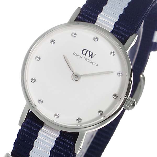 Daniel Wellington Classy Glasgow White Dial Two Tone NATO Strap Watch For Women - DW00100074 Buy Now By Daniel Wellington