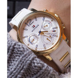 Tommy Hilfiger Claudiia White Dial White Steel Strap Watch for Women - 1781745 Buy Now By Tommy Hilfiger