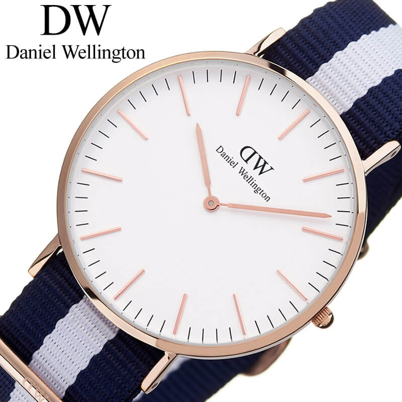 Daniel Wellington Classic Glasgow White Dial Two Tone NATO Strap Watch for Men - DW00100004 Buy Now By Daniel Wellington