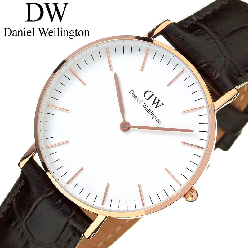 Daniel Wellington Classic York White Dial Brown Leather Strap Watch For Women - DW00100038 Buy Now By Daniel Wellington