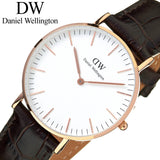 Daniel Wellington Classic York White Dial Brown Leather Strap Watch For Women - DW00100038 Buy Now By Daniel Wellington