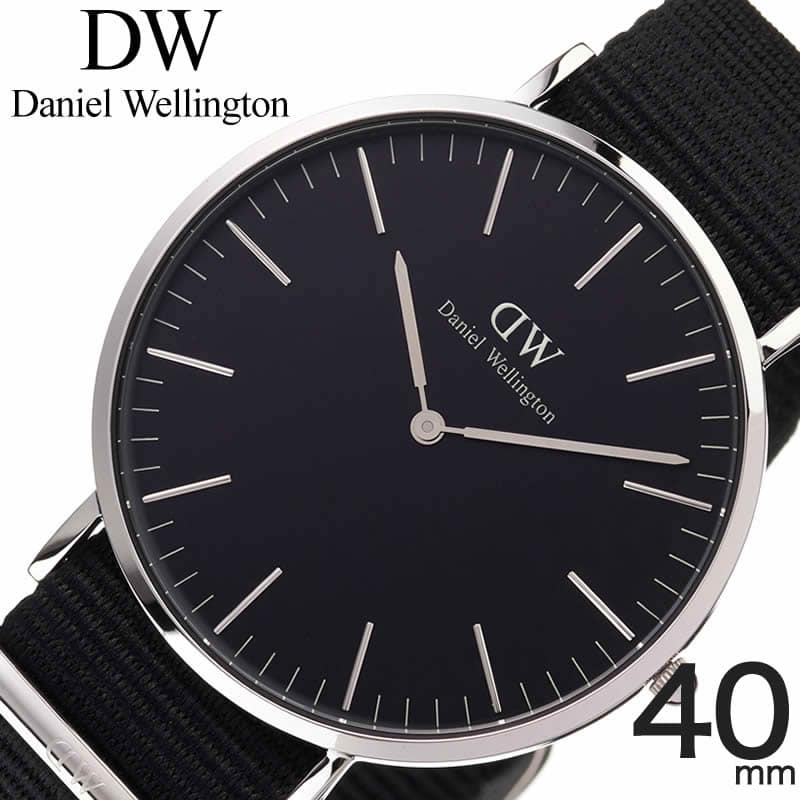 Daniel Wellington Classic Cornwall Black Dial Black Nylon Strap Watch For Women - DW00100149 Buy Now By Daniel Wellington