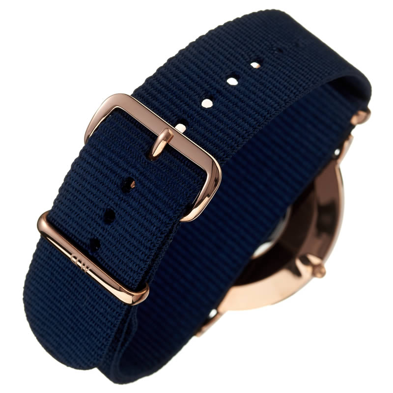 Daniel Wellington Classic Bayswater Black Dial Black NATO Strap Watch For Men - DW00100277 Buy Now By Daniel Wellington