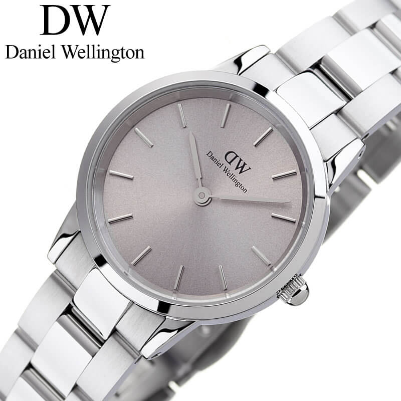 Daniel Wellington Iconic Link Unitone Silver Dial Silver Steel Strap Watch For Women - DW00100402 Buy Now By Daniel Wellington