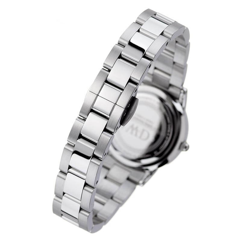 Daniel Wellington Iconic Link Unitone Silver Dial Silver Steel Strap Watch For Women - DW00100402 Buy Now By Daniel Wellington