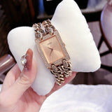 Guess Mod Heavy Metal Diamonds Rose Gold Dial Rose Gold Steel Strap Watch for Women - W0072L3 Buy Now By Guess