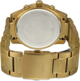 Guess Analog Chronograph Gold Dial Gold Steel Strap Watch for Men - W0075G5 Buy Now By Guess