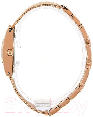 Guess Nouveau Diamonds Rose Gold Dial Rose Gold Mesh Bracelet Watch for Women - W0127L3 Buy Now By Guess