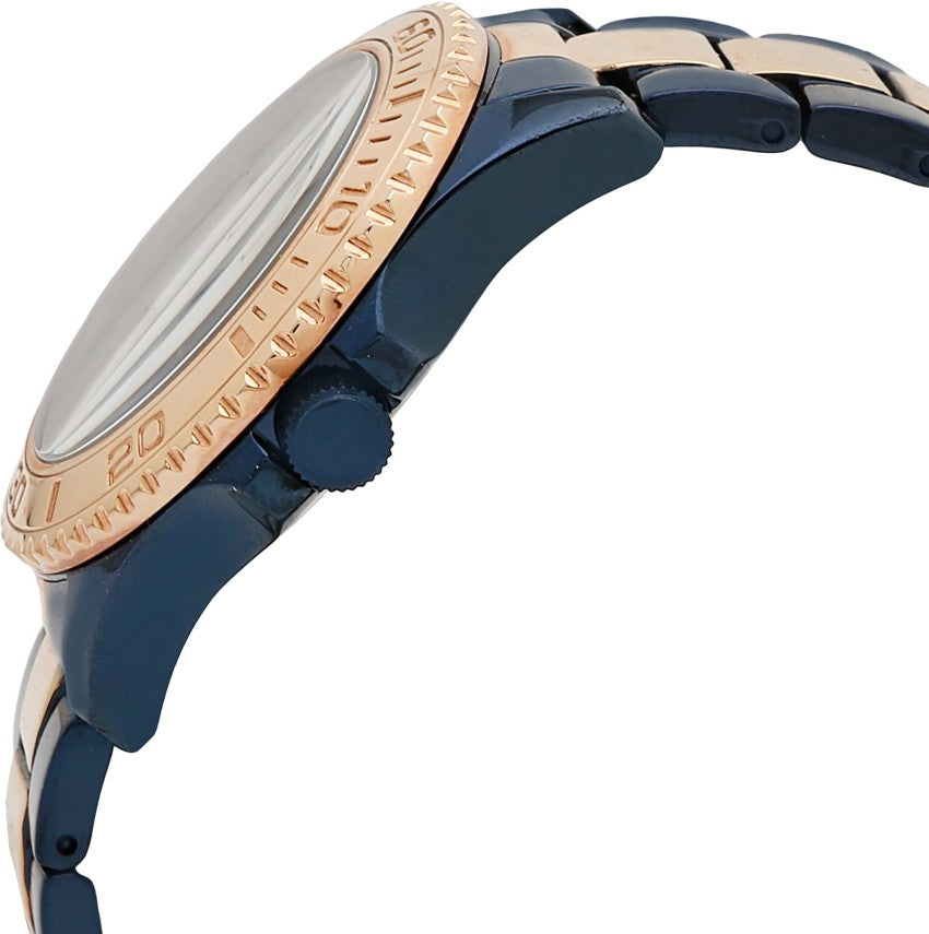 Guess BFF Multifunction Blue Dial Two Tone Steel Strap Watch for Women - W0231L6 Buy Now By Guess