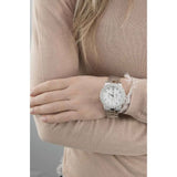 Guess Dazzler Diamonds Silver Dial Silver Steel Strap Watch for Women - W0335L1 Buy Now By Guess