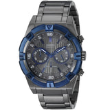 Guess Sport Analog Grey Dial Grey Steel Strap Watch for Men - W0377G5 Buy Now By Guess