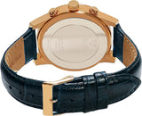 Guess Analog Blue Dial Blue Leather Strap Watch For Men - W0496G4 Buy Now By Guess