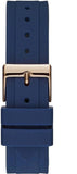 Guess Analog Quartz Blue Dial Blue Rubber Strap Watch For Women - W0562L3 Buy Now By Guess