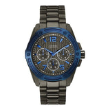 Guess Flagship Multifunction Chronograph Grey Dial Grey Steel Strap Watch for Men - W0601G1 Buy Now By Guess