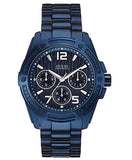Guess Flagship Chronograph Blue Dial Blue Steel Strap Watch for Men - W0601G2 Buy Now By Guess