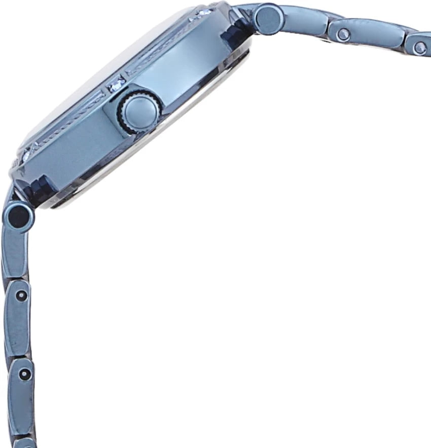 Guess Park Ave Analog Quartz Blue Dial Blue Steel Strap Watch For Women - W0767L4 Buy Now By Guess