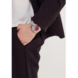 Guess Confetti Diamonds Silver Dial Silver Steel Strap Watch for Women - W0774L7 Buy Now By Guess