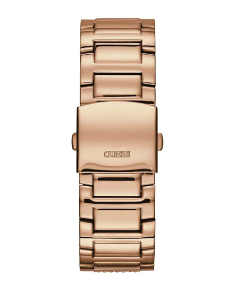 Guess Frontier Chronograph Crystals Rose Gold Dial Rose Gold Steel Strap Watch for Men - W0799G3 Buy Now By Guess