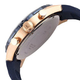 Guess Force Multi Function White Dial Blue Leather Strap Watch For Men - W0674G7 Buy Now By Guess