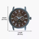 Guess Delancy Analog Brown Dial Brown Leather Strap Watch For Men - W0870G3 Buy Now By Guess