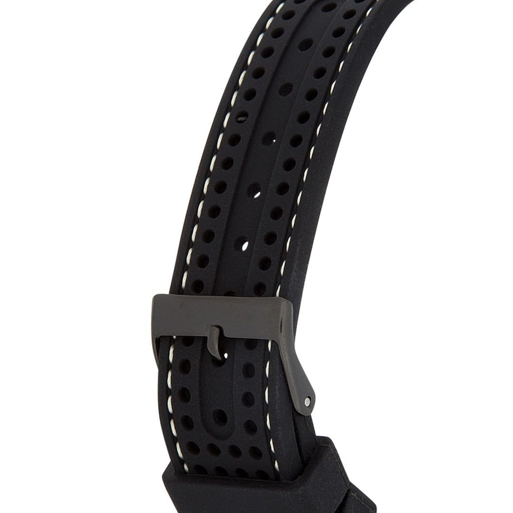 Guess Marina Chronograph Black Dial Black Rubber Strap Watch for Women - W1025L3 Buy Now By Guess