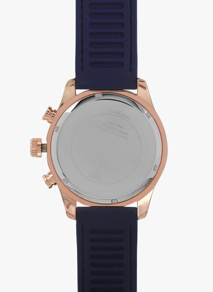 Guess Marina Multifunction White Dial Blue Rubber Strap Watch for Women - W1025L4 Buy Now By Guess